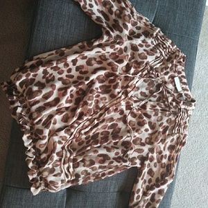 NY &Co Cheetah print blouse